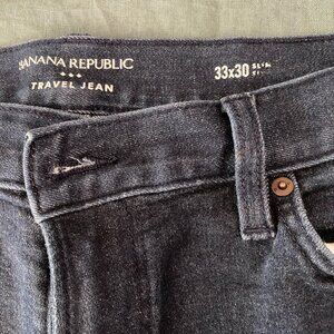 Banana Republic Men's Travel Jean, Slim Fit, Size 33x30